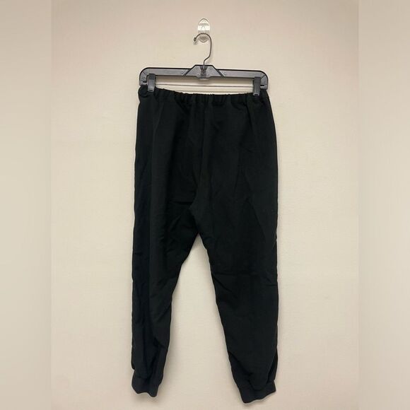 Silence + Noise Pleated Black Drawstring Cuffed Dressy Jogger Pant SZ S - Picture 4 of 9